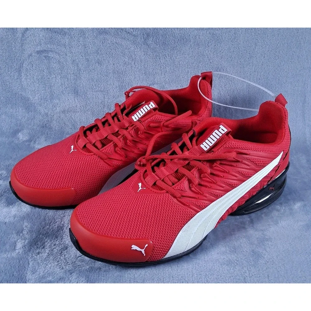 PUMA Voltiac Evo Men's 11.5 Training Sneakers Athletic Shoes 379601-35 Red White